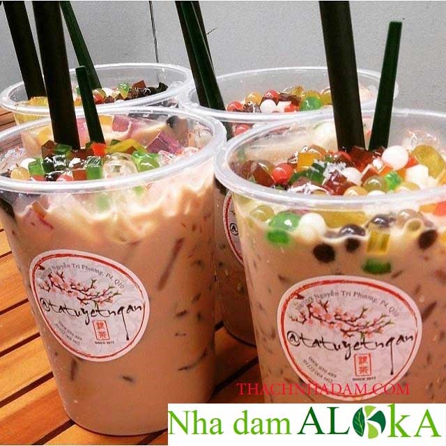 trà sữa nha đam Aloka